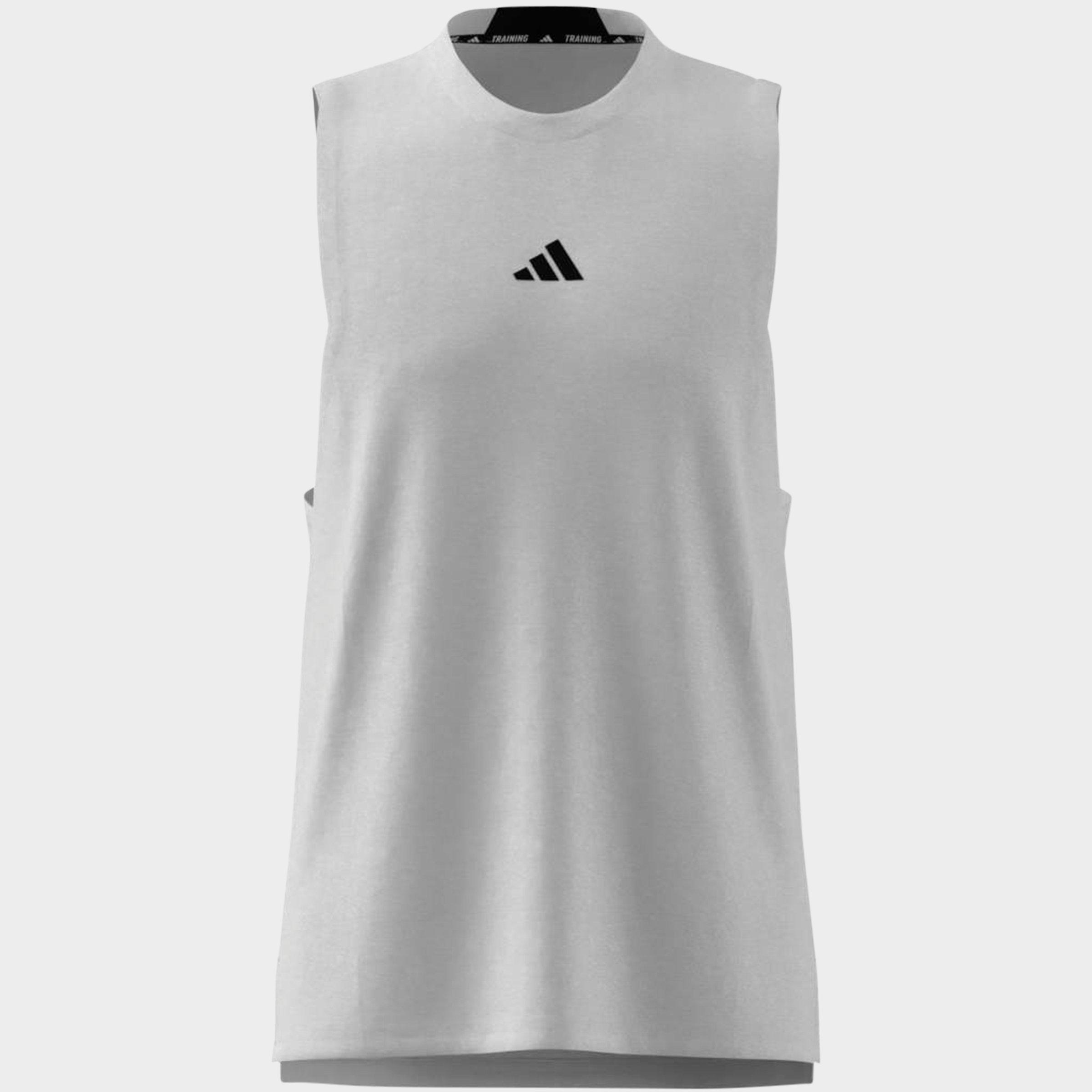 adidas Men's Designed for Training Workout Tank Top in White Size: Small