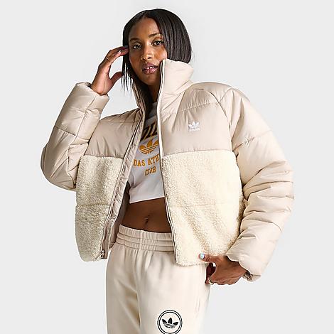 Adidas Originals Adidas Women's Originals Neutral Court Polar Puffer Jacket In Wonder White