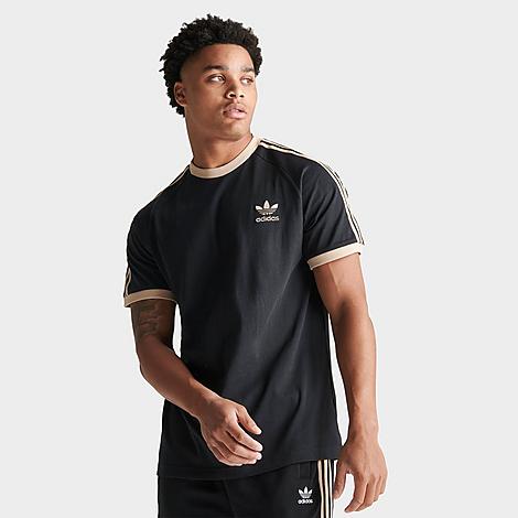 Adidas Originals Adidas Men's Originals Adicolor Classics 3-stripes T-shirt In Black/magic Beige
