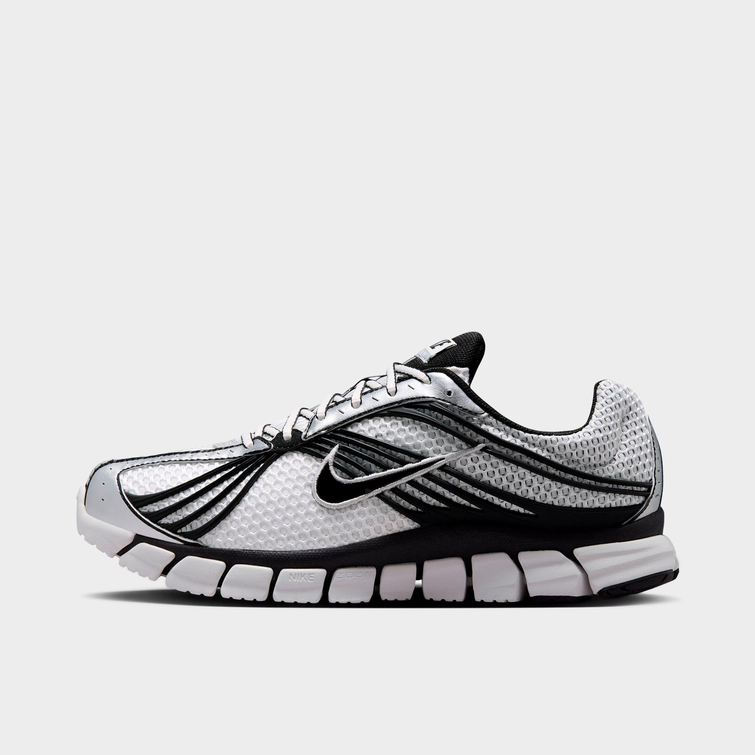 Nike Men's Zoom Skylon 11 Casual Shoes in Summit White/Metallic Silver/Black Size: 8.5