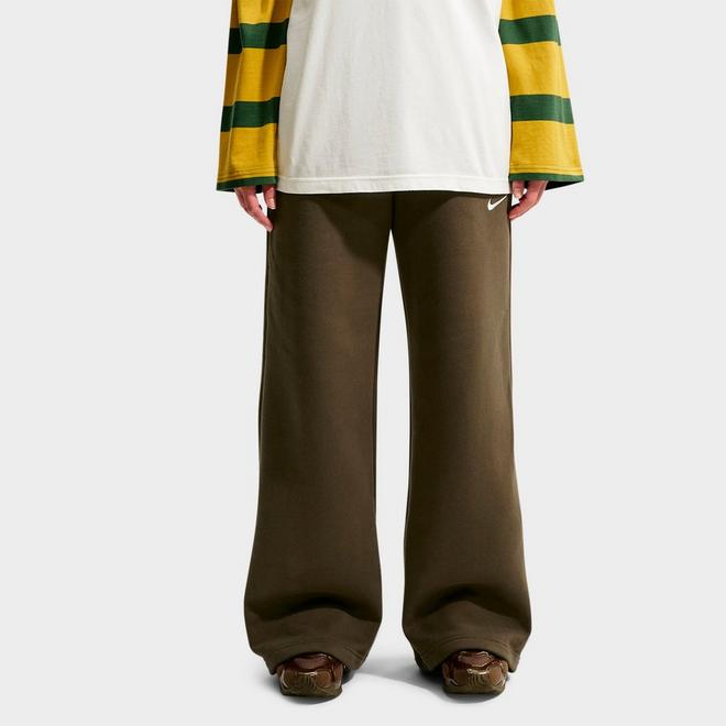 Women's Nike Studio Fleece Medium-Weight Wide-Leg Pants 