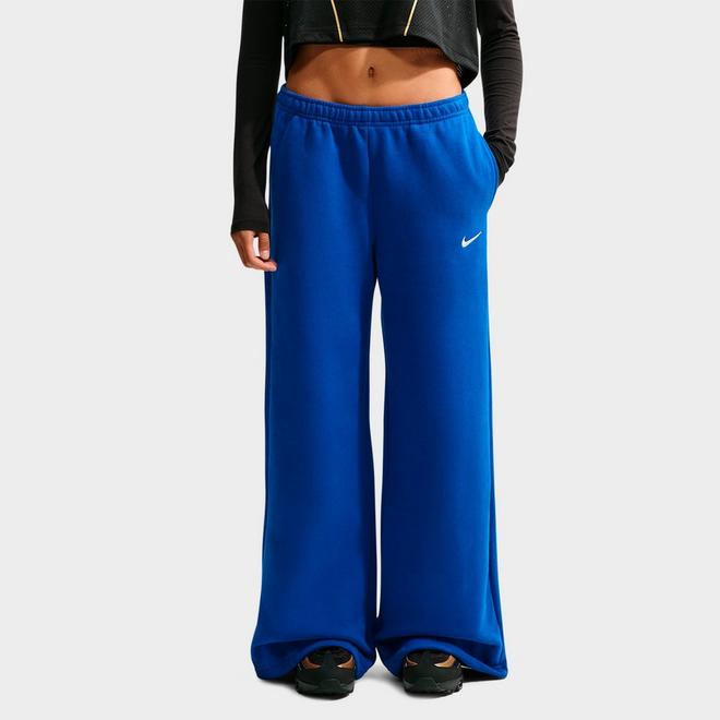 Women's Nike Studio Fleece Medium-Weight Wide-Leg Pants 
