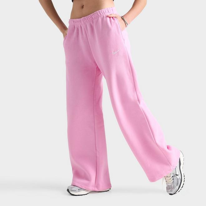 Women's Nike Studio Fleece Wide-Leg Pants 