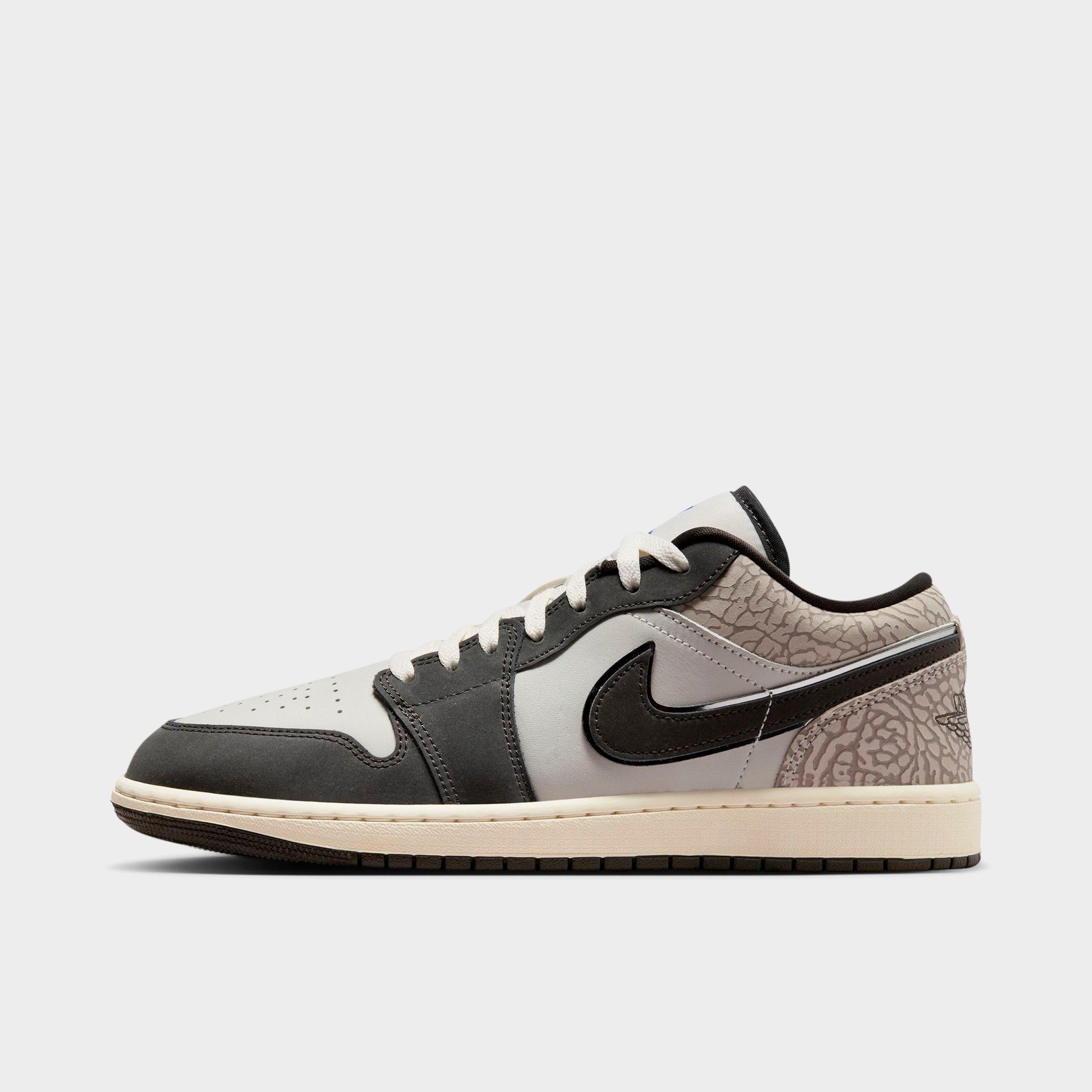 Jordan Men's Air Retro 1 Low OG SE Casual Shoes in Sail/Infrared/Deep Pewter Size: 9.5