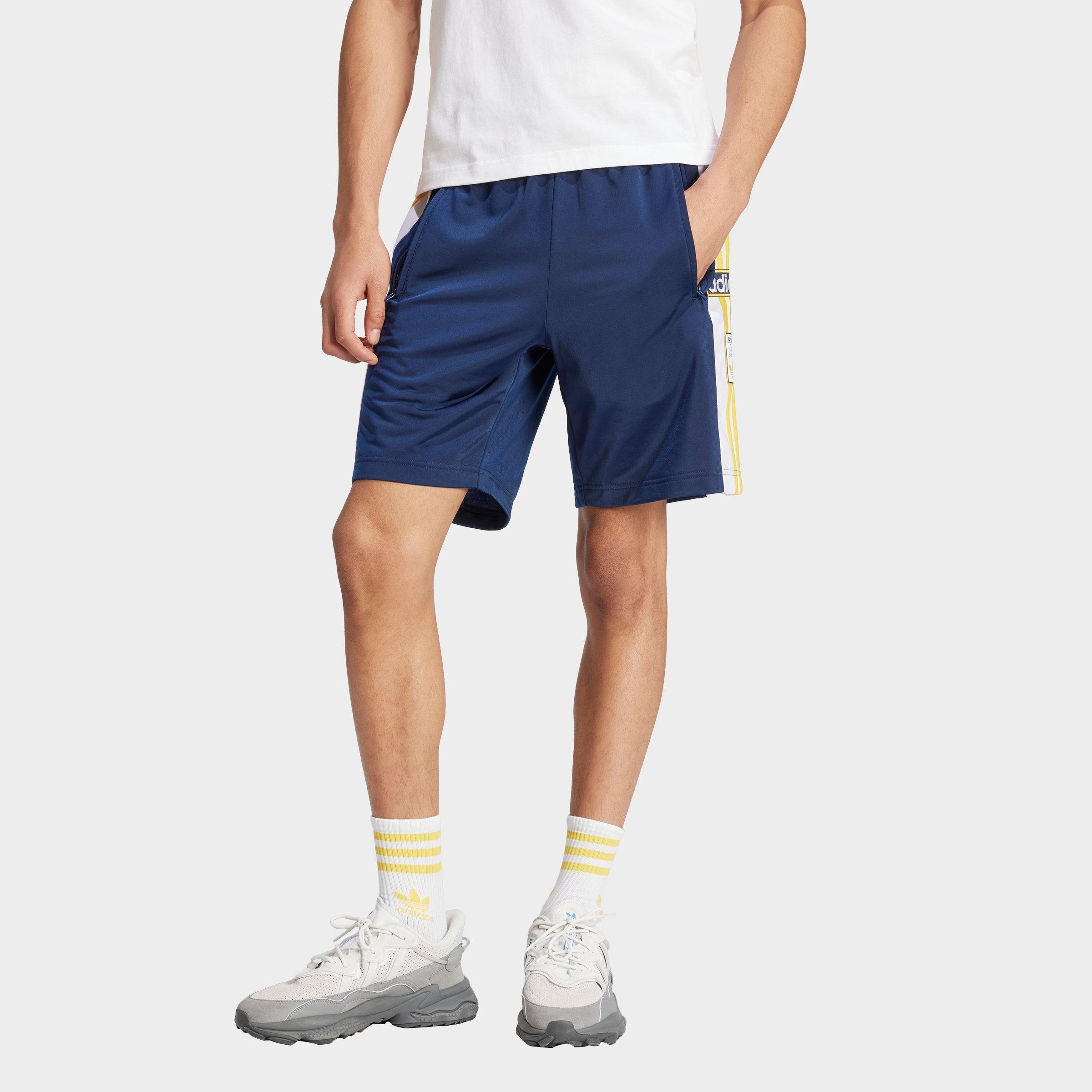 Shop Adidas Originals Adidas Men's Originals Adicolor Adibreak Lifestyle Shorts In Night Indigo/white/bold Gold