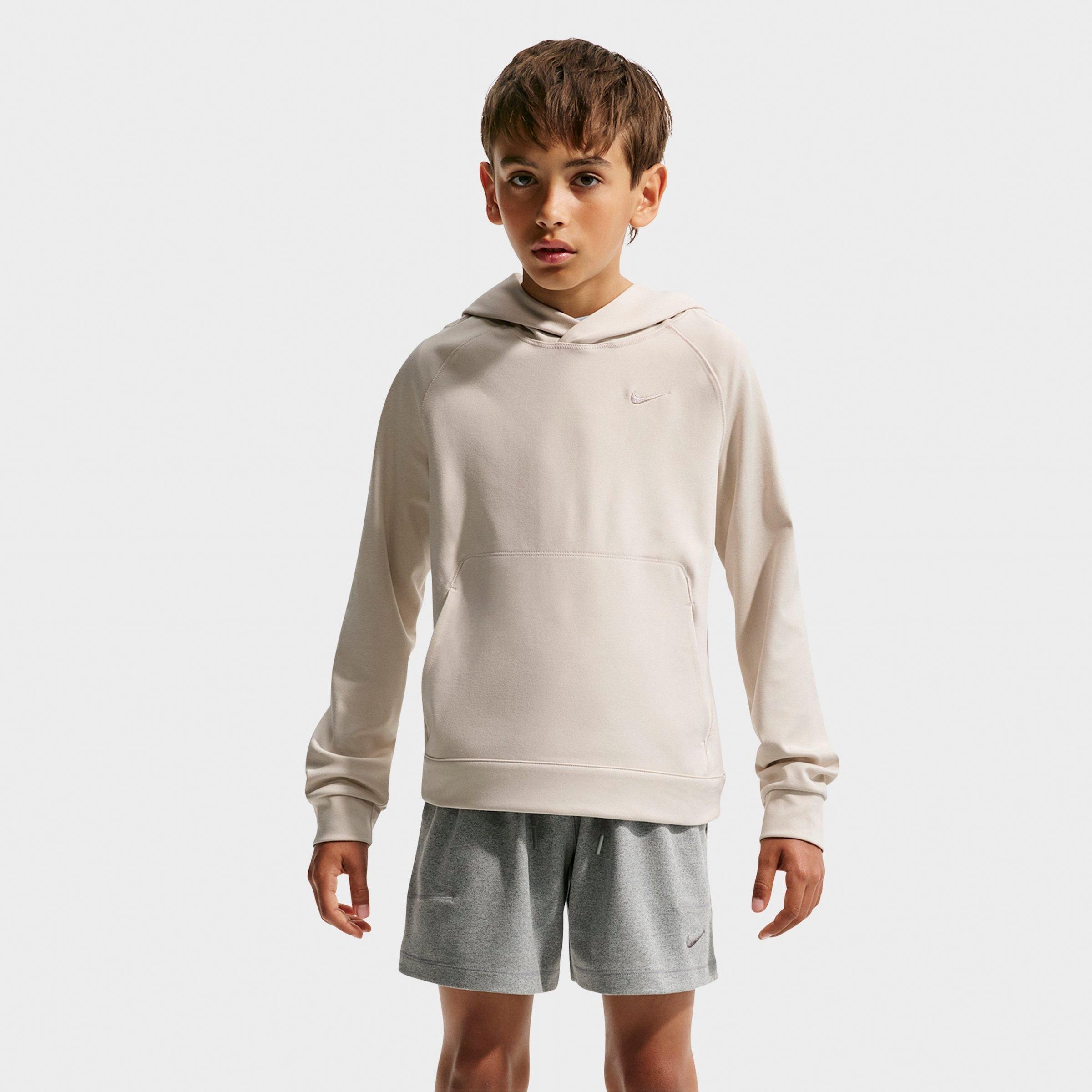Nike Big Kids Primary Nanoknit Dri-FIT UV Protection Pullover Hoodie