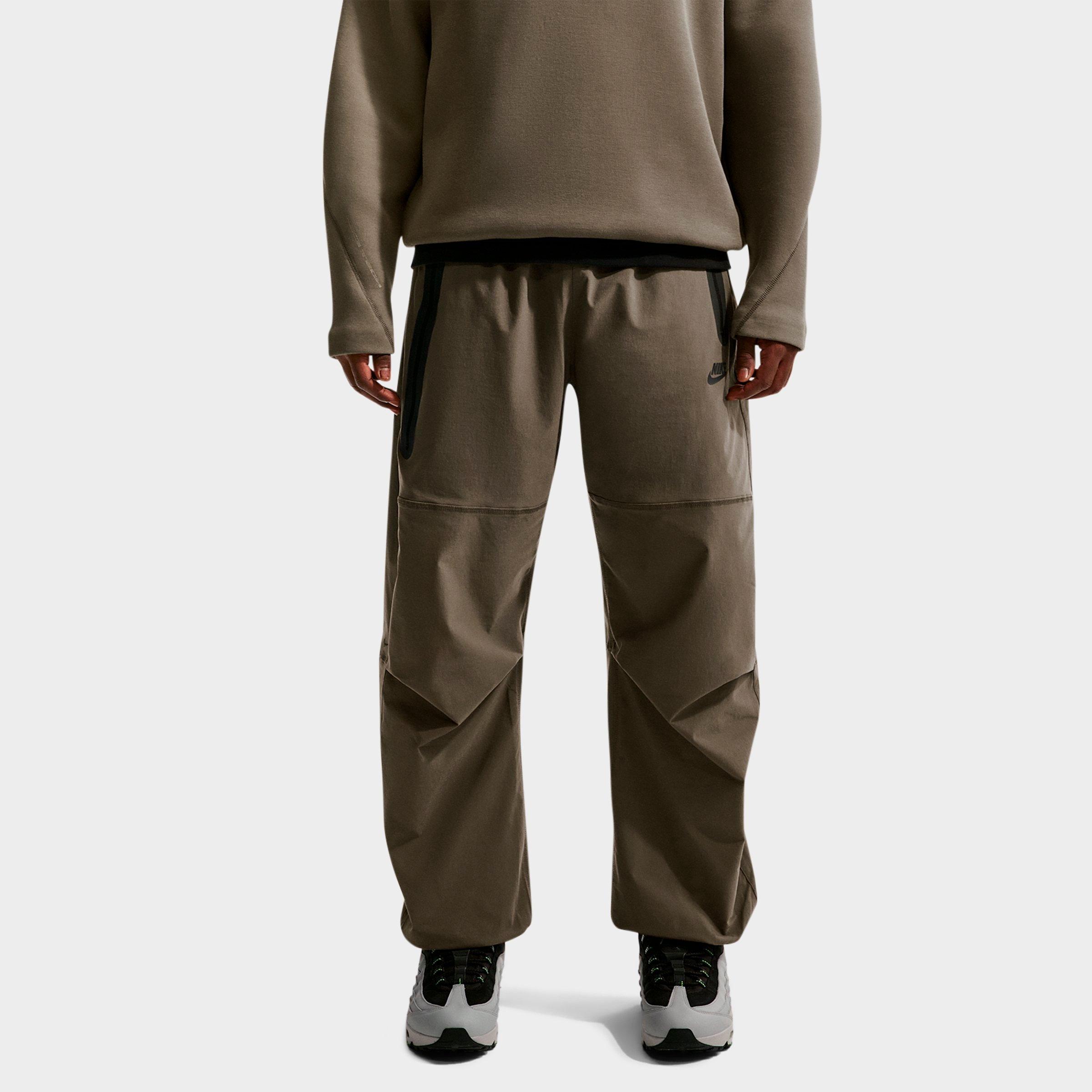 Nike Men's Tech Dri-FIT Woven Pants in Dark Hazel/Dark Hazel/Black Size: XXL Tall