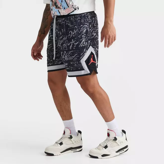 Men's Jordan Tatum Sport Dri-FIT Allover Print Diamond Basketball Shorts