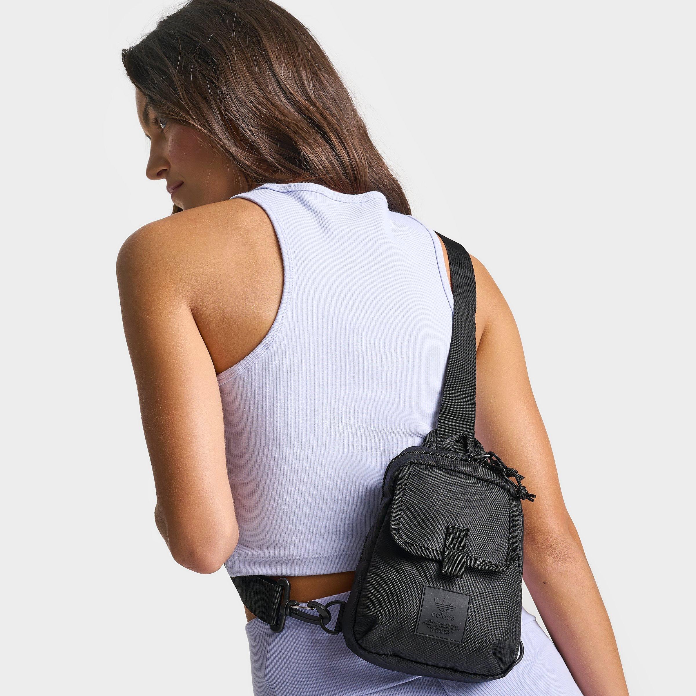 Adidas Utility Mini Sling Bag in Black/Black Size NOSIZ 100% Polyester