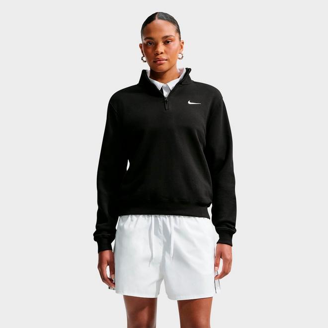 Women's Nike Studio Fleece Medium-Weight Quarter-Zip Jacket