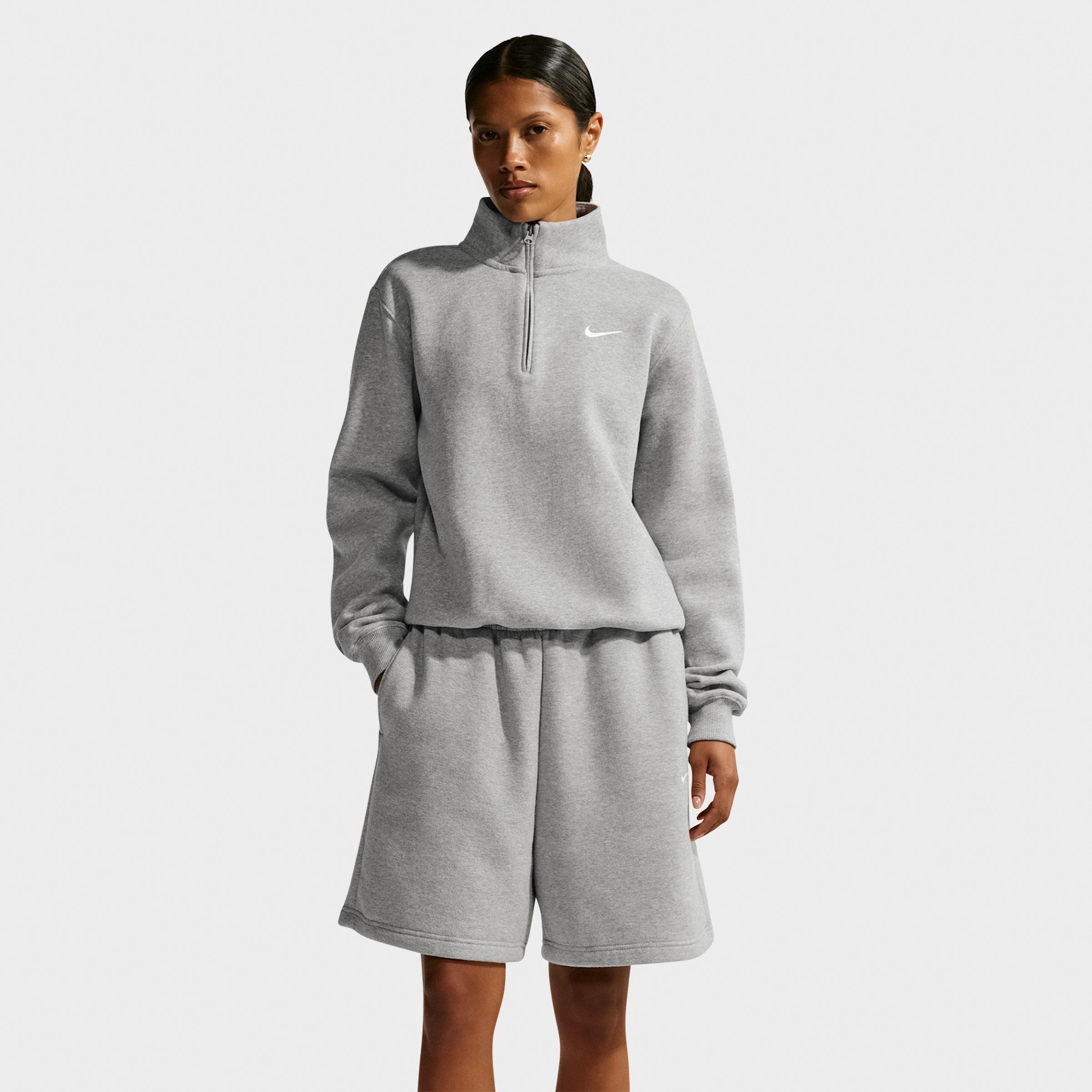 Nike Women's Studio Fleece Medium-Weight Quarter-Zip Jacket