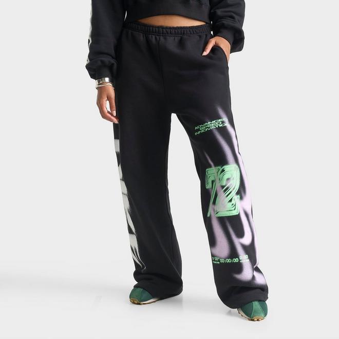 Women's Nike Studio Fleece Medium-Weight Oversized Straight-Leg Graphic Pants 