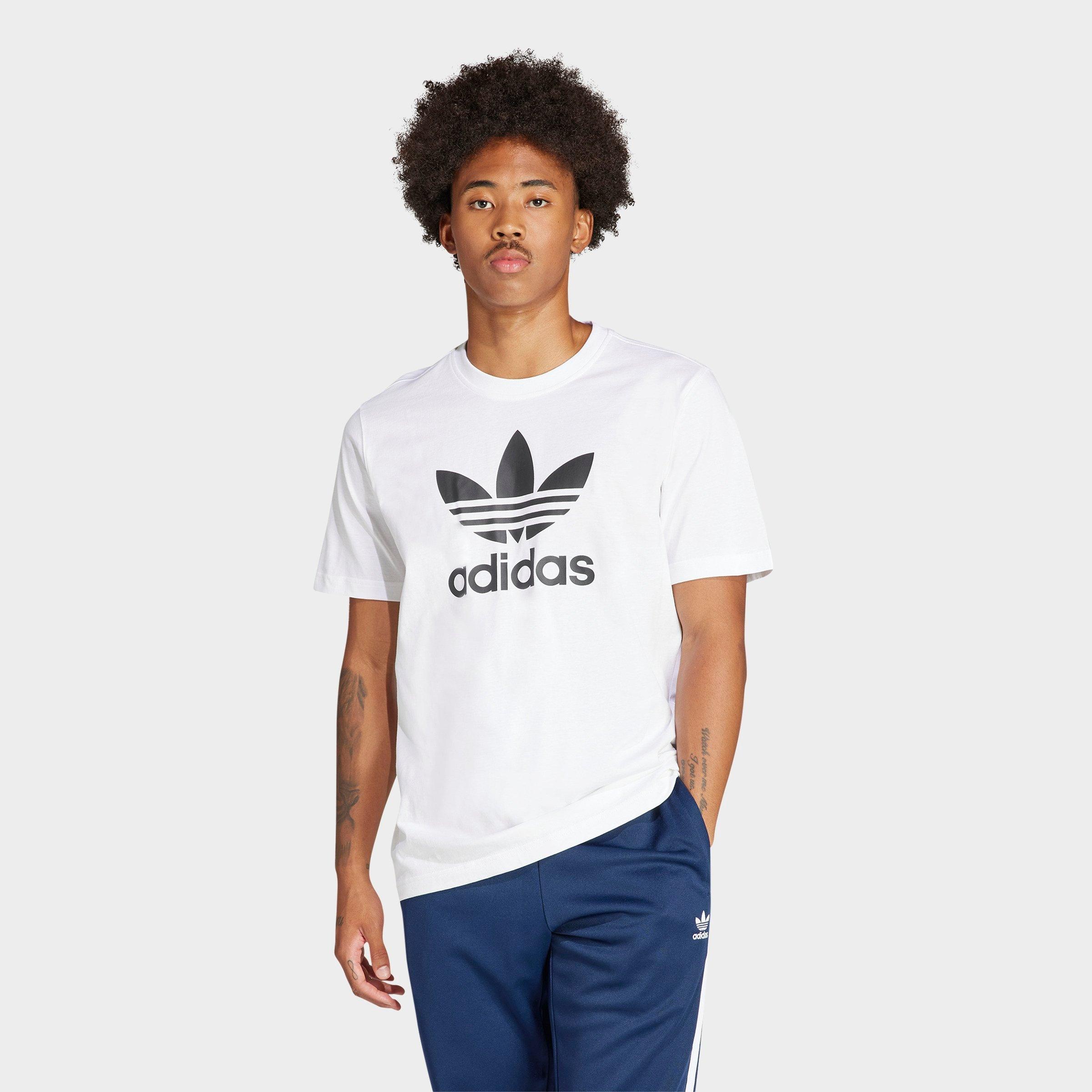 adidas Men's Originals adicolor Trefoil T-Shirt in White Size: XS