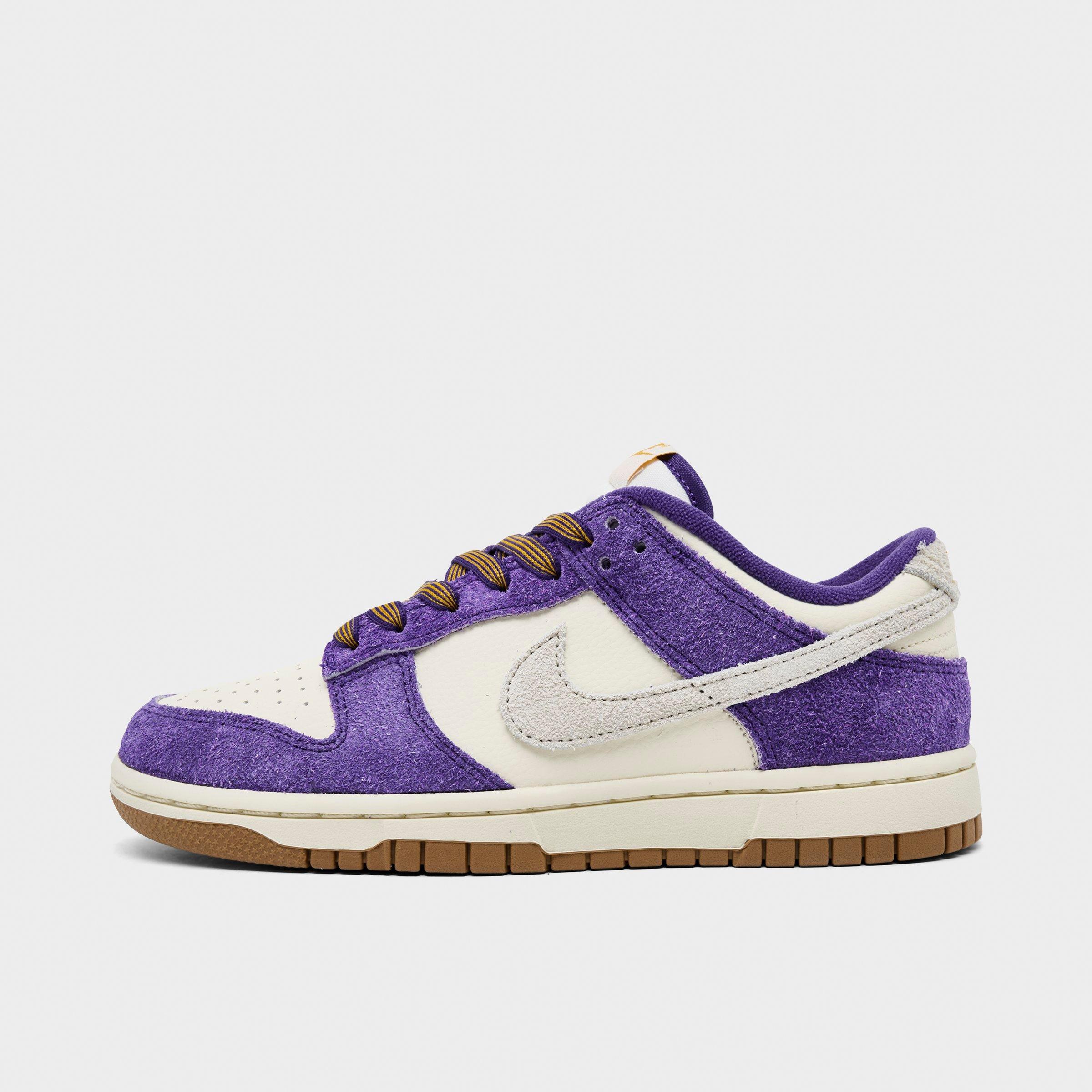 Nike Women's Dunk Low Casual Shoes in Court Purple/Coconut Size: 10.5
