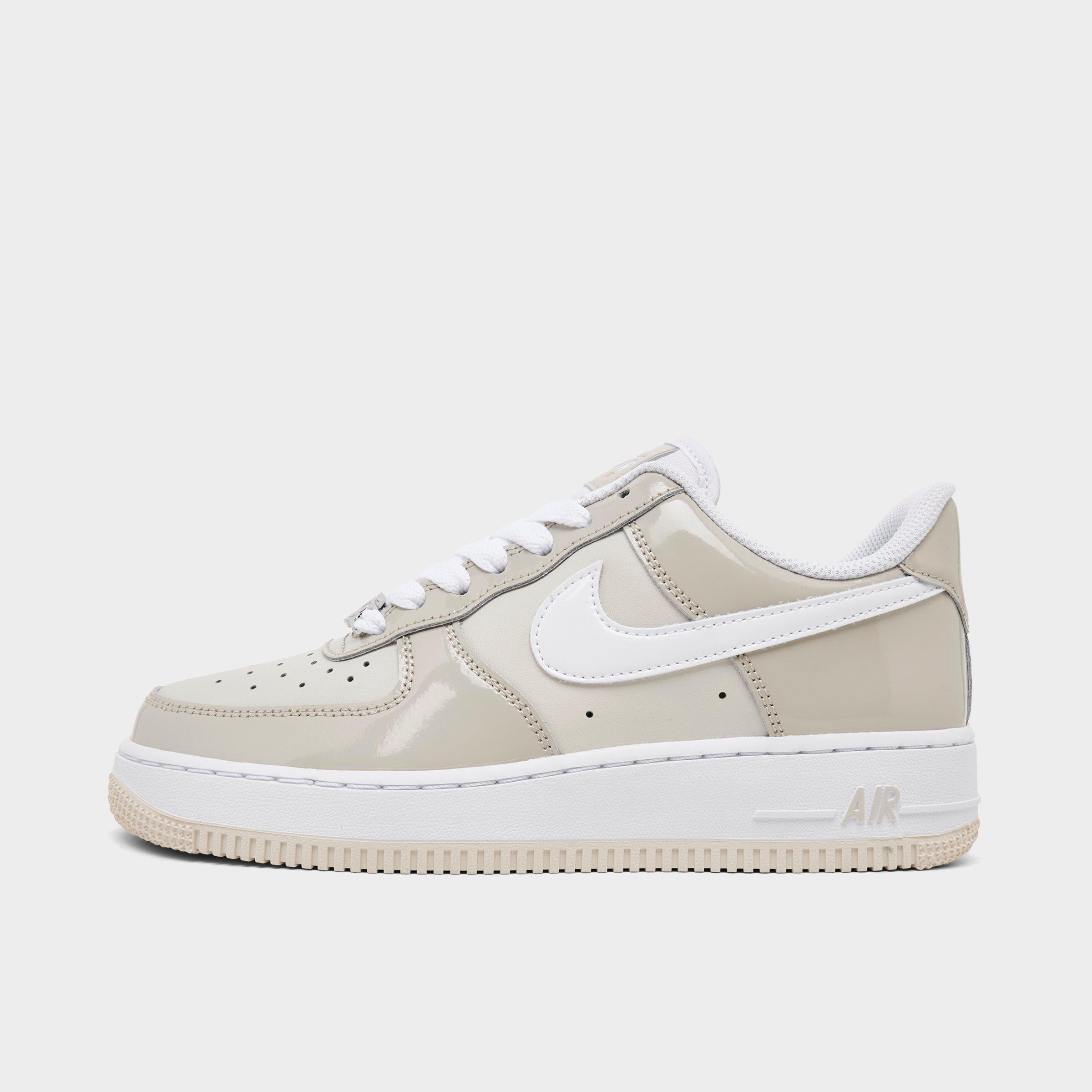 Nike Women's Air Force 1 '07 Casual Shoes in Cream II/White/Light Orewood Brown Size: 8.0