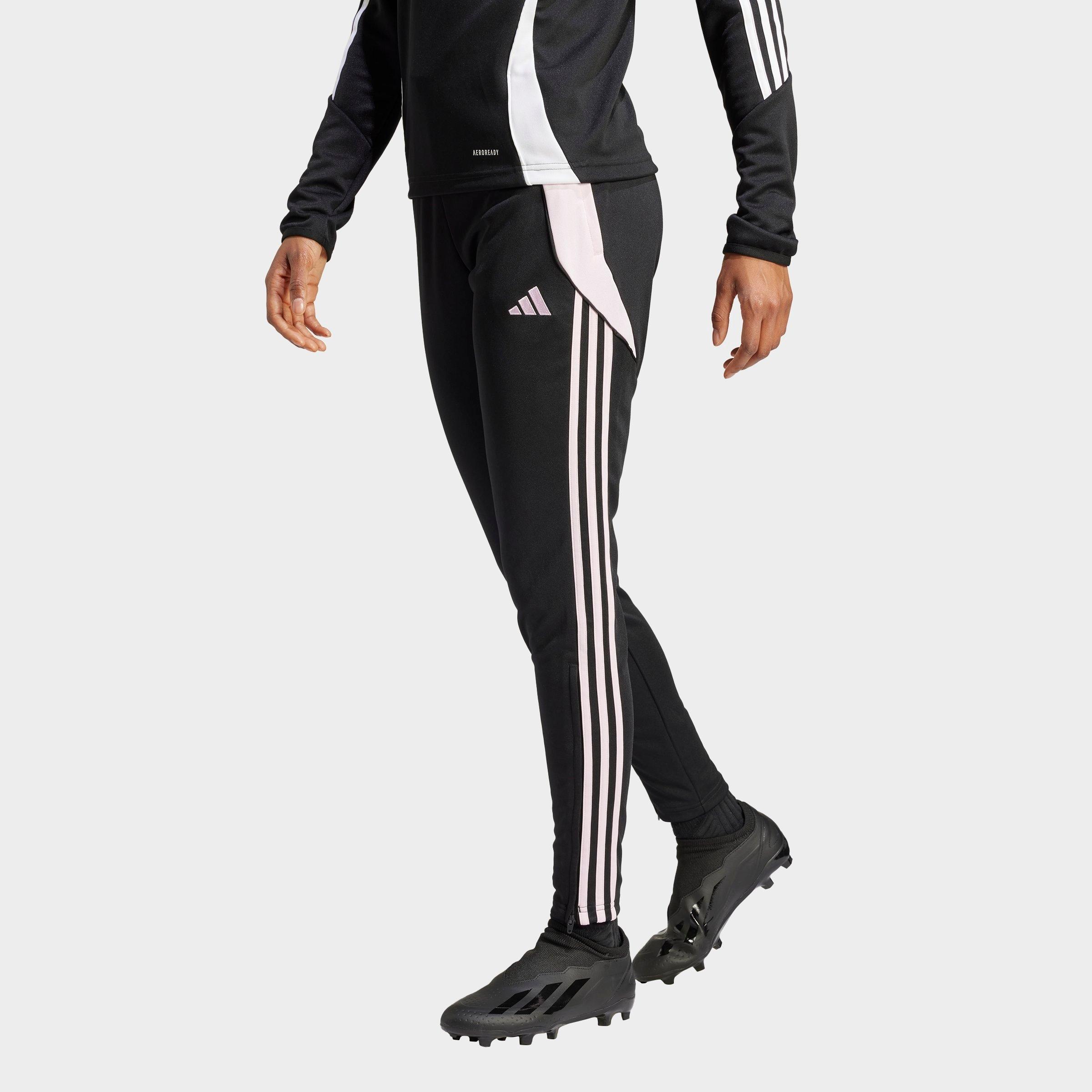 Adidas Women's Tiro 24 Track Pants in Black/Black Size Small Polyester/Knit/Plastic