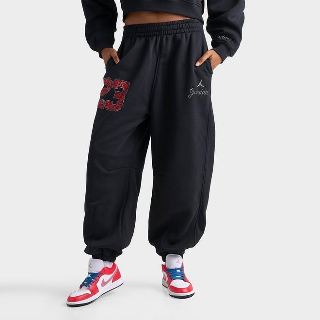 Women's Jordan Brooklyn Fleece Gel Logo Pants