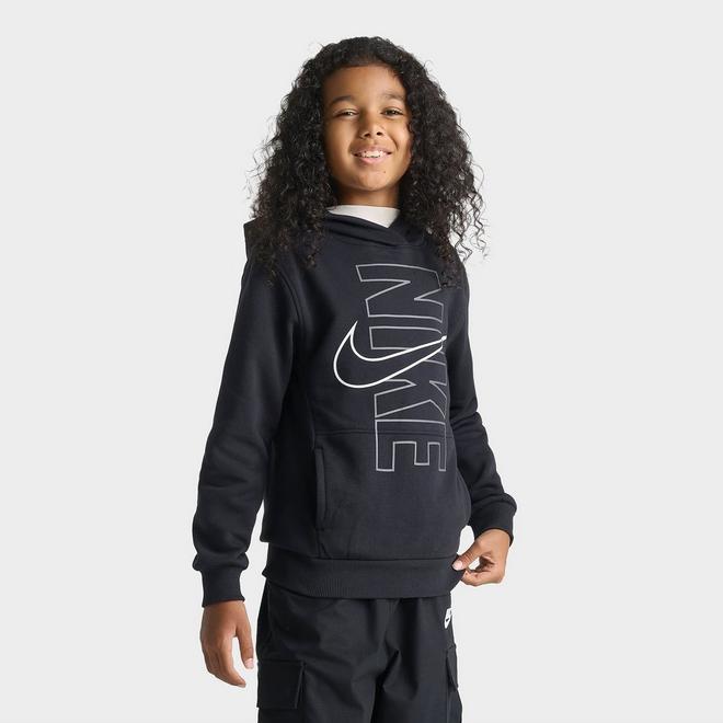 Big Kids' Nike Club Fleece Block Pullover Hoodie