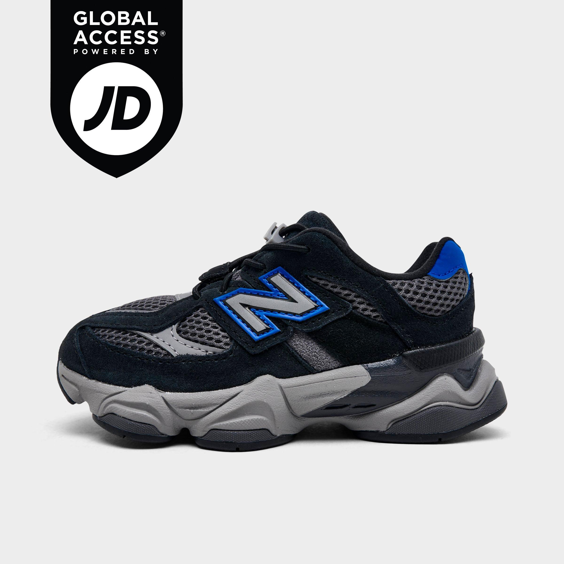 New Balance Kids Toddler 9060 Casual Shoes in Black/Grey/Blue Size: 4.0