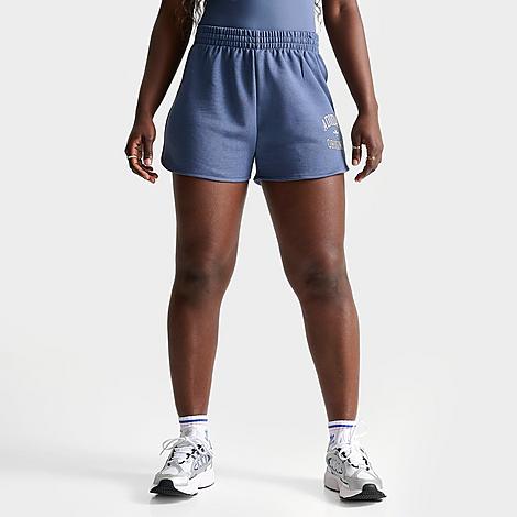 Adidas Originals Adidas Women's Originals Varsity Shorts Size Medium 100% Cotton In Blue