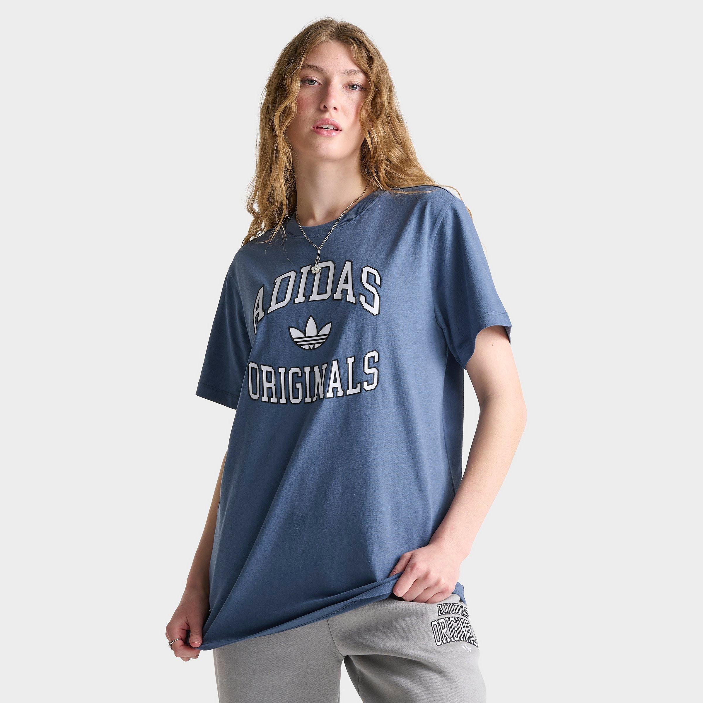 Shop Adidas Originals Adidas Women's Originals Boyfriend Lifestyle T-shirt In Preloved Ink