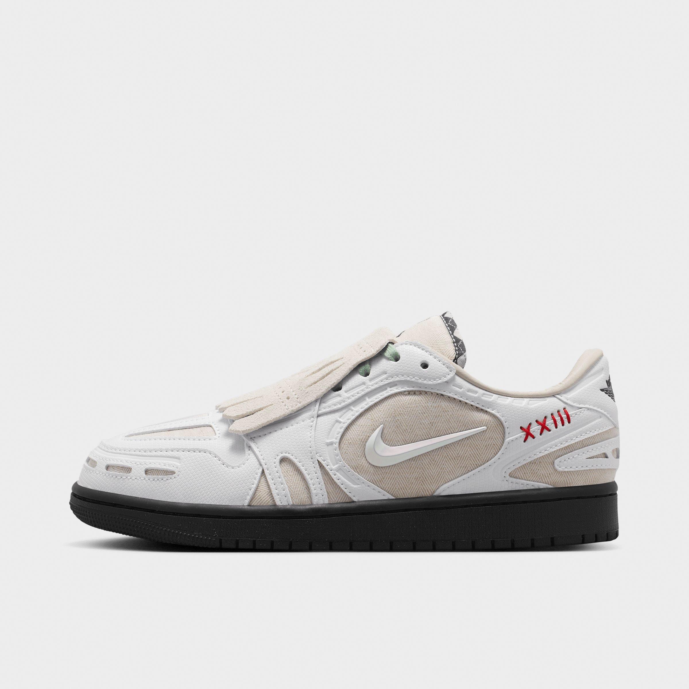Jordan Women's Air 1 Low Method of Make Casual Shoes in Light Orewood Brown/Black/Steam Size: 9.0