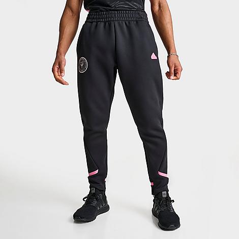 Shop Adidas Originals Adidas Men's Inter Miami Cf Mls Designed For Gameday Travel Tracksuit Bottoms In Black