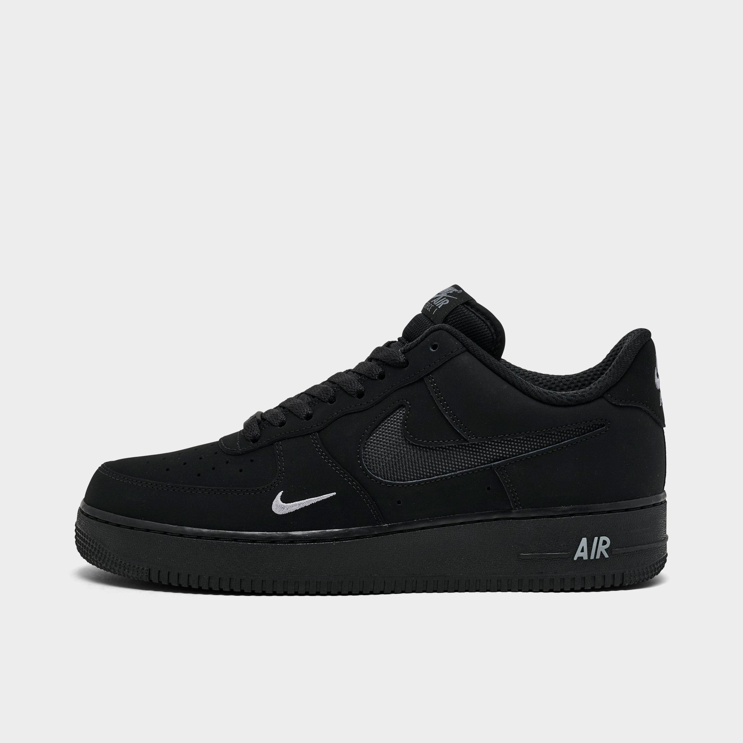 Nike Men's Air Force 1 '07 LV8 Casual Shoes in Black/Cool Grey/Cool Grey Size: 7.5