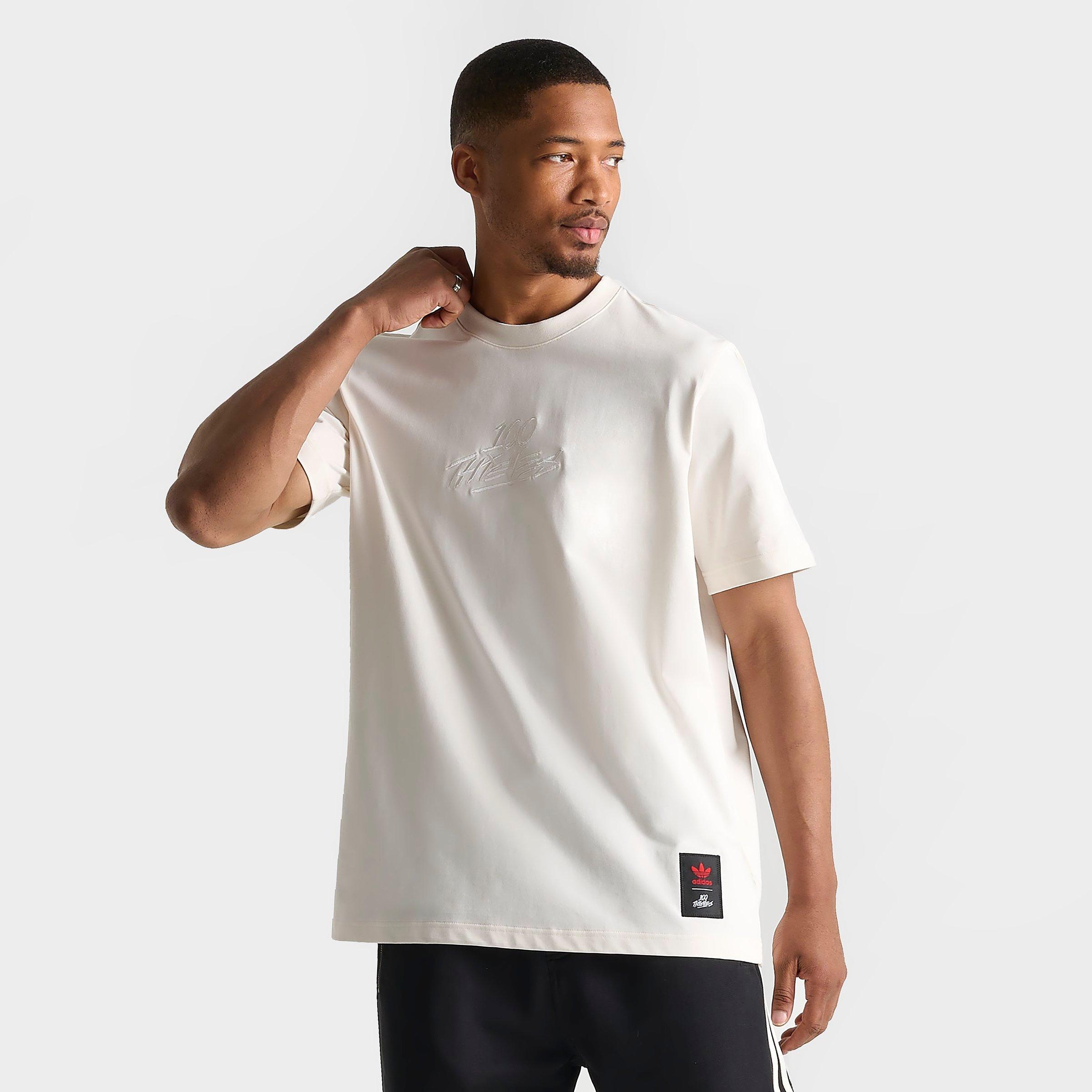 Shop Adidas Originals Adidas Men's Originals X 100 Thieves T-shirt In White