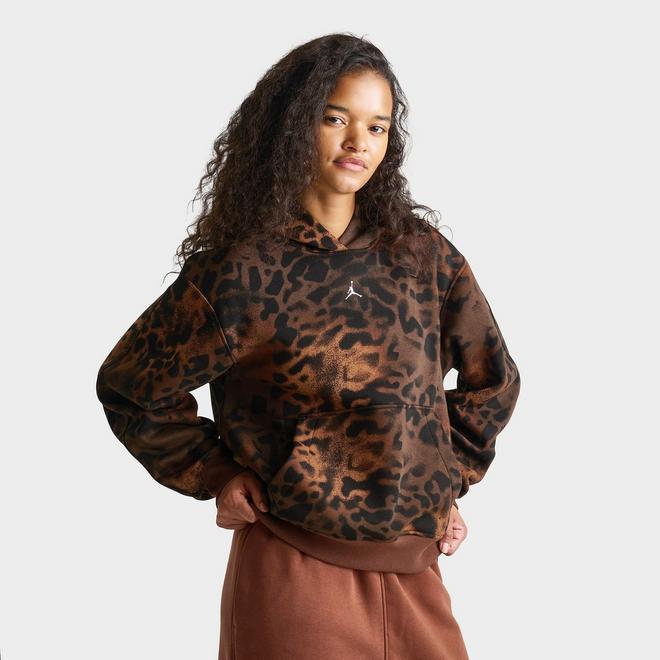 Women's Jordan Brooklyn Fleece Animal Print Pullover Hoodie