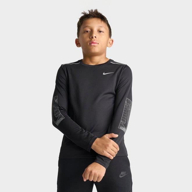 Big Kids' Nike Miler Winterized Dri-FIT Long-Sleeve Top