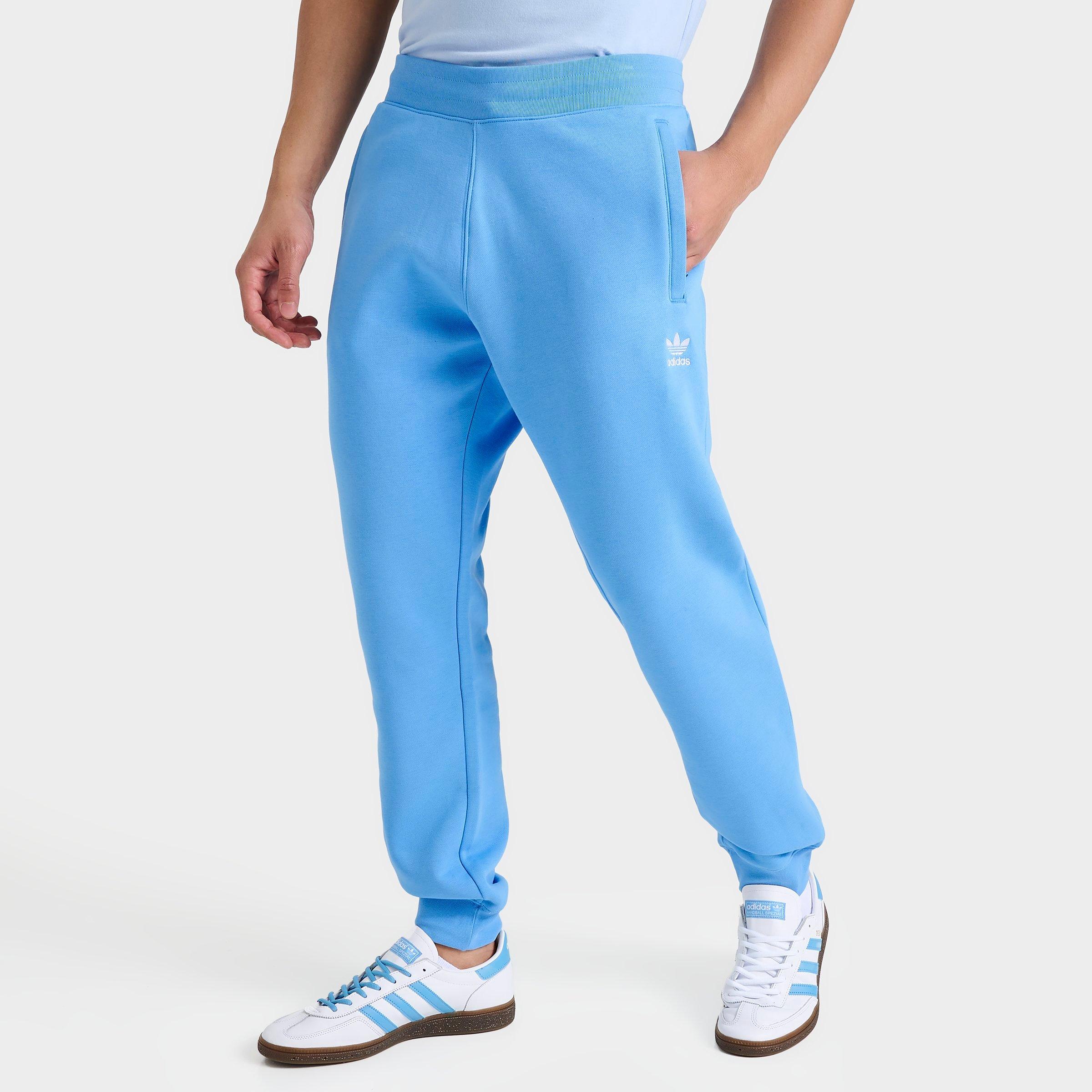 Adidas Originals Adidas Men's Originals Trefoil Essentials Sweatpants In Semi Blue Burst