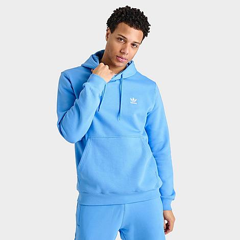 Adidas Originals Adidas Men's Originals Trefoil Essentials Pullover Hoodie In Semi Blue Burst