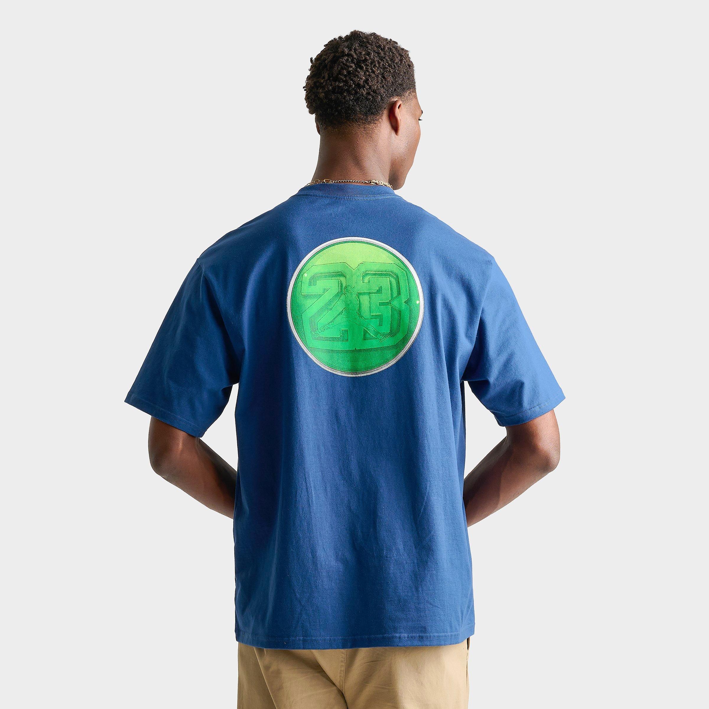 Jordan Men's 1985 AJ13 Flint T-Shirt in French Blue Size: Medium