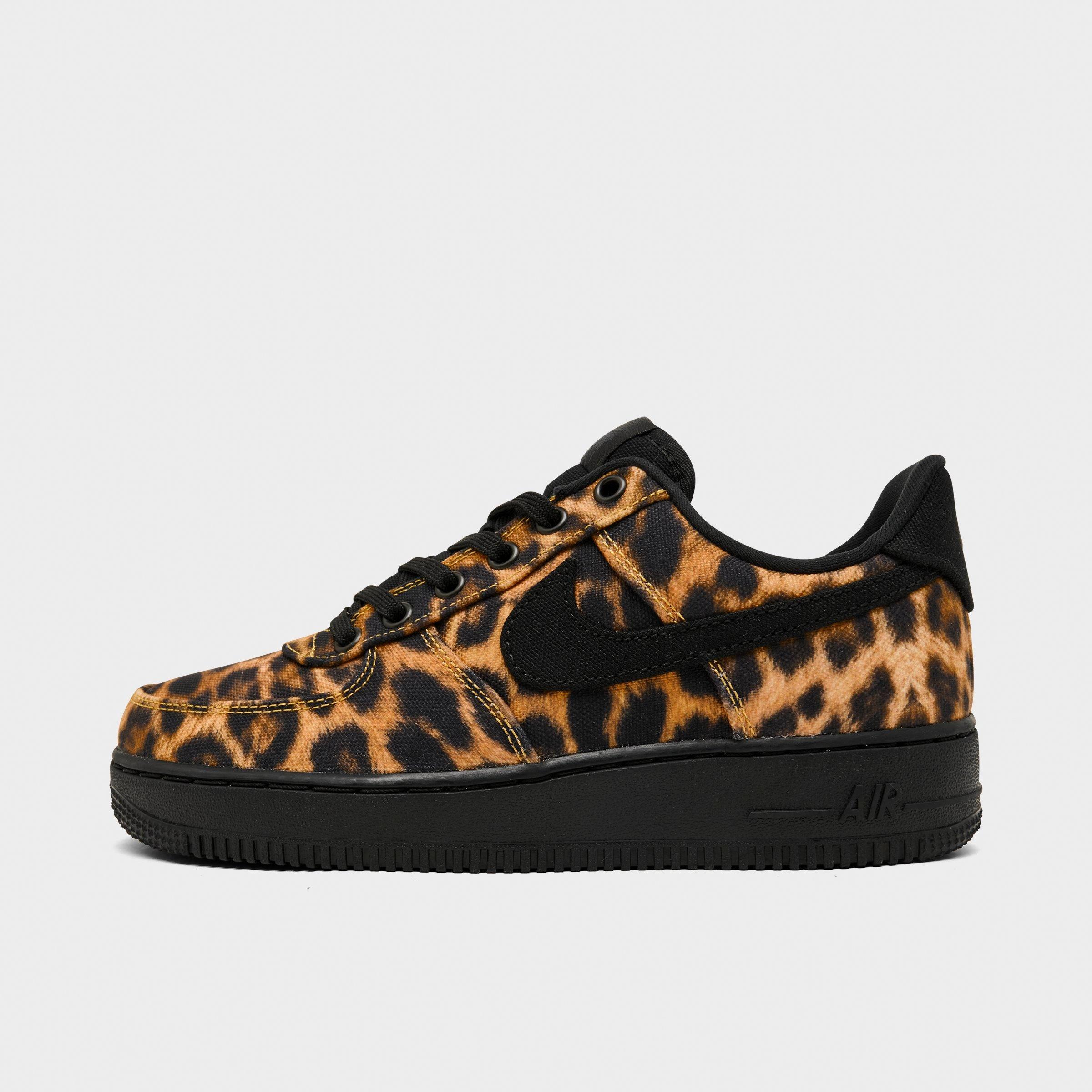 Nike Women's Air Force 1 '07 SE Leopard Print Casual Shoes