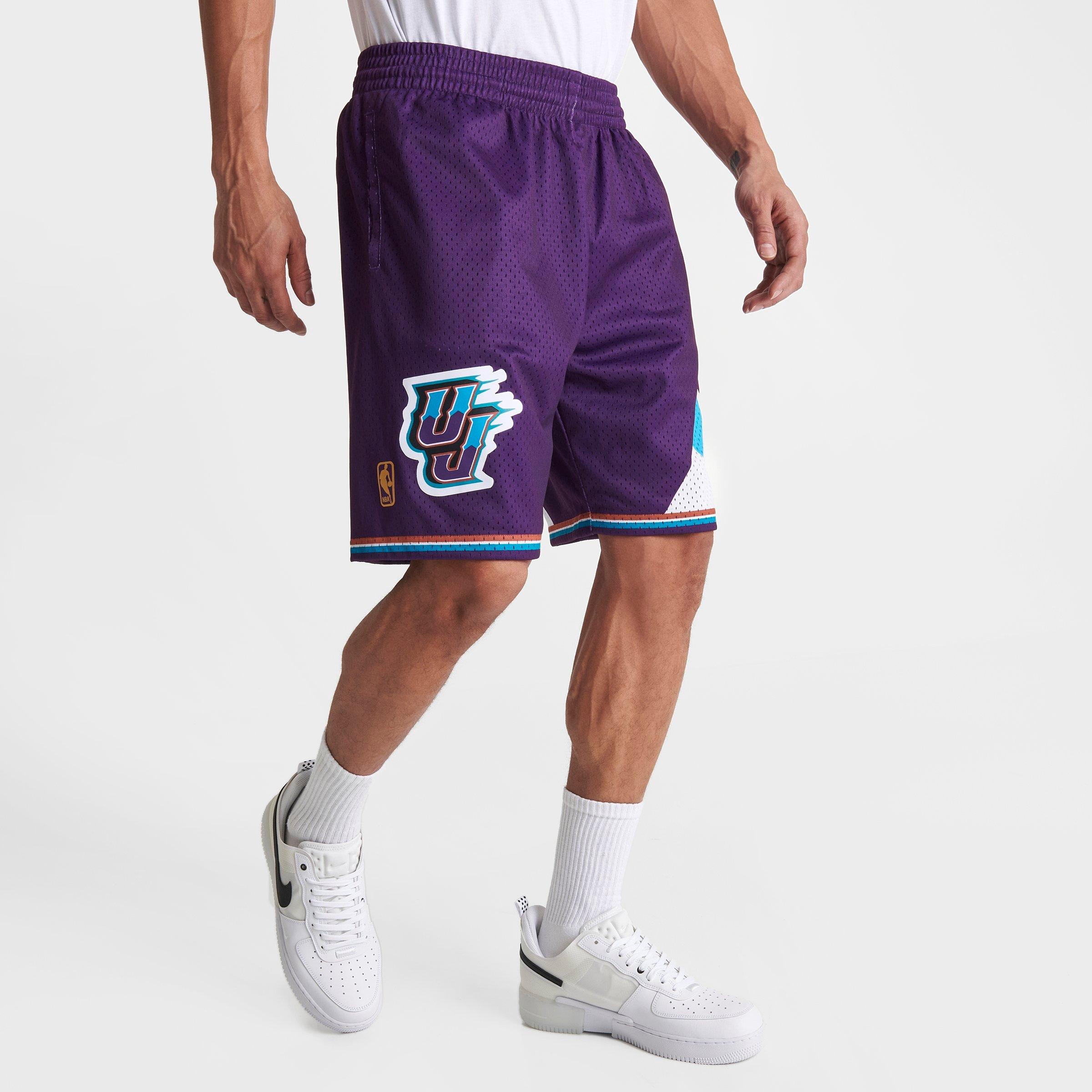 Mitchell And Ness Men's Utah Jazz Nba 1996-97 Swingman Shorts In Purple | ModeSens