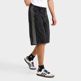 ◆Adidas◆Adicolor Denim Firebird Shorts JD2562,JD3107 adidas Adicolor Denim Firebird Shorts - Black | Free