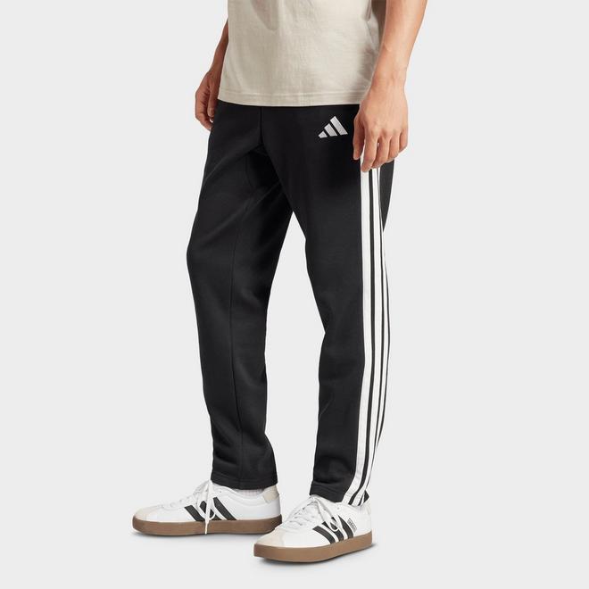 Men's adidas Essentials 3-Stripes Open Hem Fleece Pants