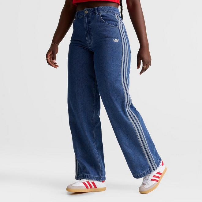 Women's adidas Originals adicolor 3-Stripes Denim Track Pants
