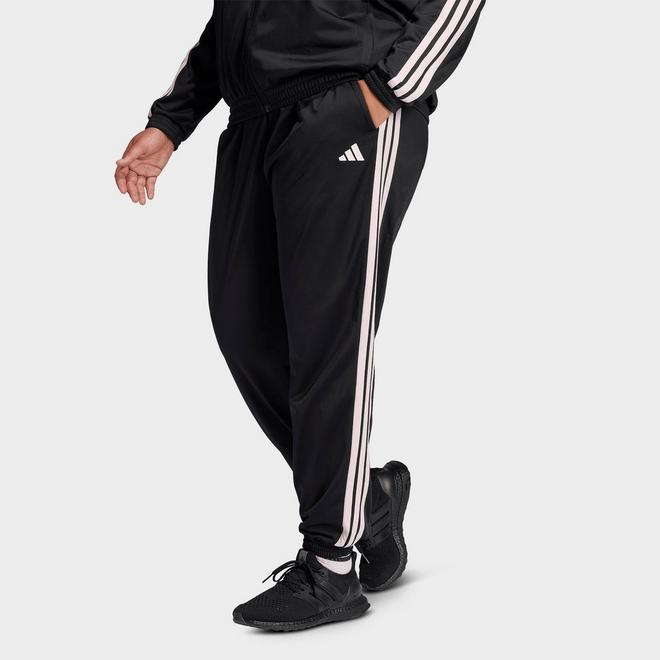 Women's adidas Sportswear Essentials 3-Stripes Tricot Tracksuit Pants (Plus Size)