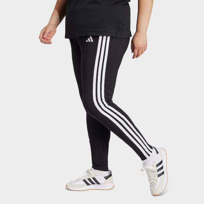 Women's adidas Essentials 3-Stripes Cotton Leggings (Plus Size)