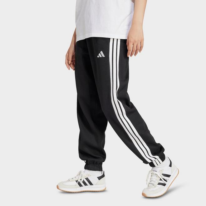 Women's adidas Essentials 3-Stripes Fleece Loose Pants