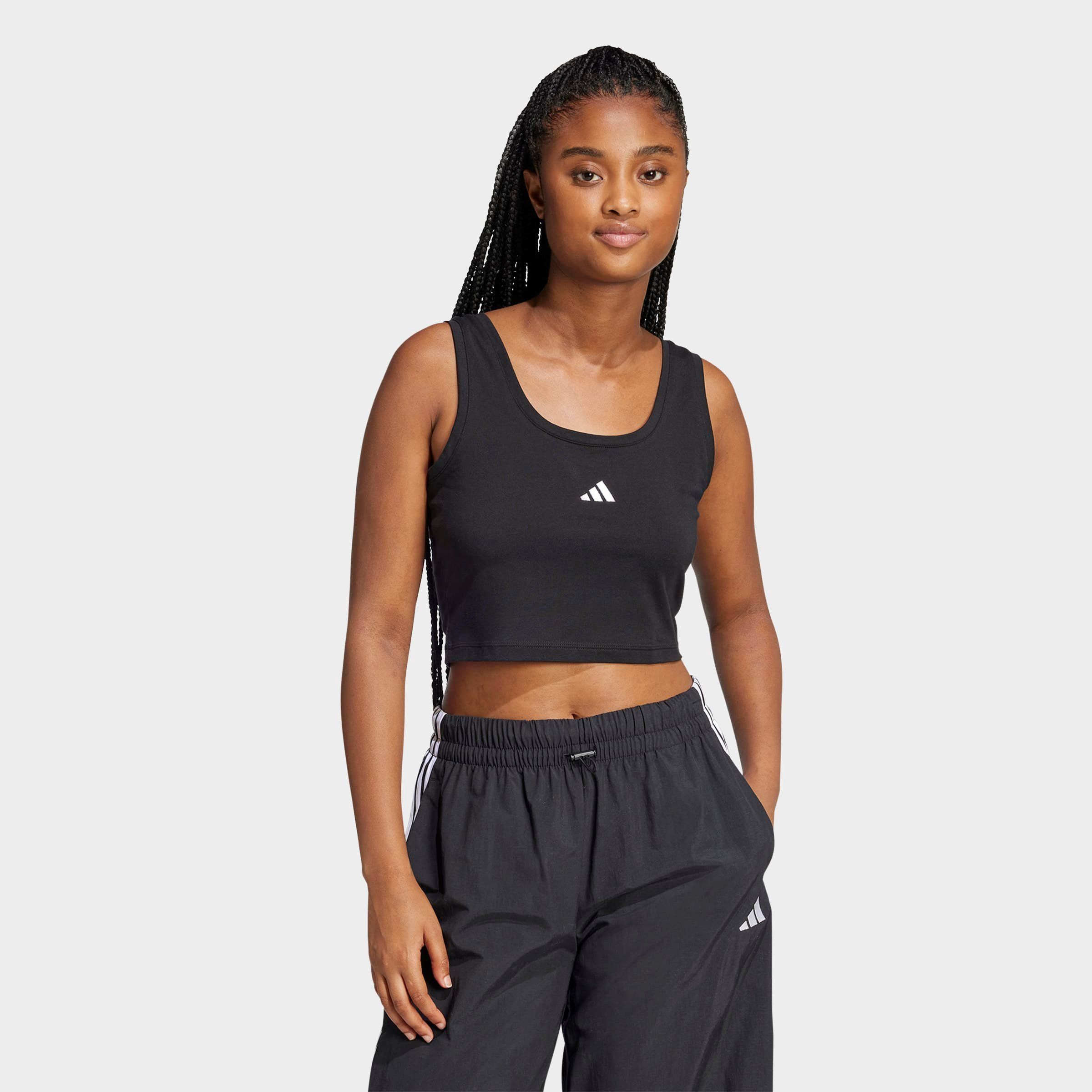 adidas Women's Sportswear Essentials Small Logo Cotton Lifestyle Tank Top