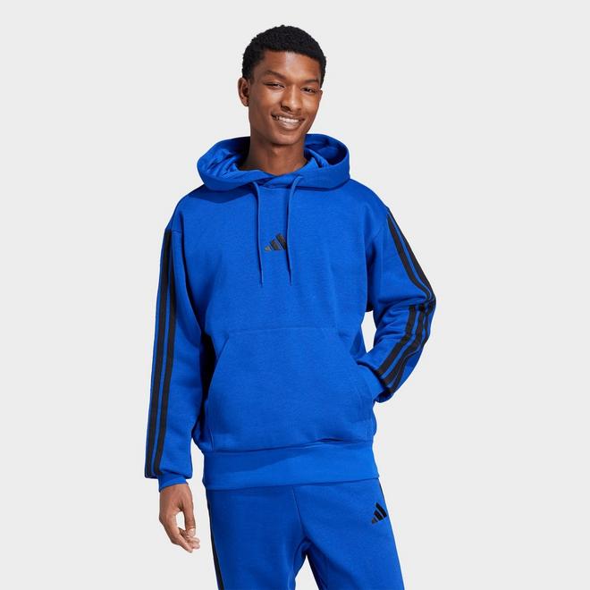 Men's adidas Essentials 3-Stripes Fleece Pullover Hoodie