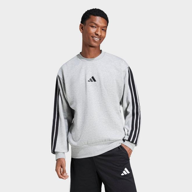 Men's adidas Essentials 3-Stripes Fleece Crewneck Sweatshirt