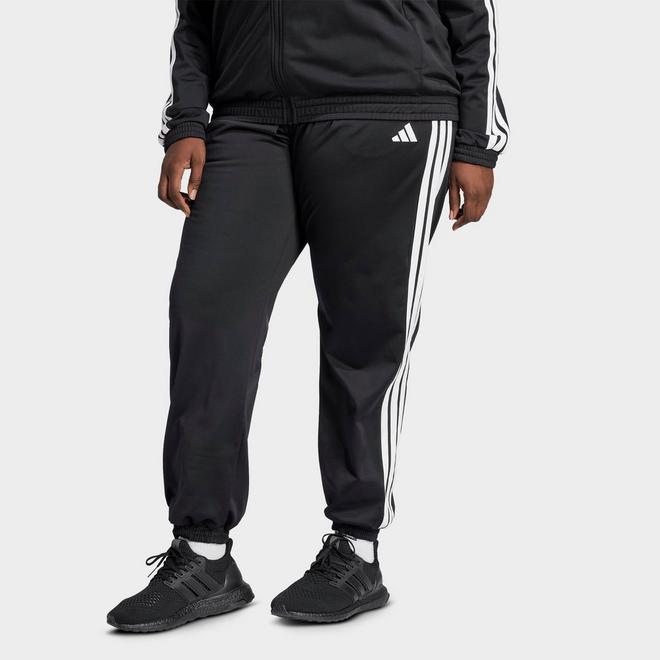 Women's adidas Sportswear Essentials 3-Stripes Tricot Tracksuit Pants (Plus Size)