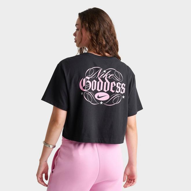 Women's Nike Sportswear Goddess Cropped T-Shirt