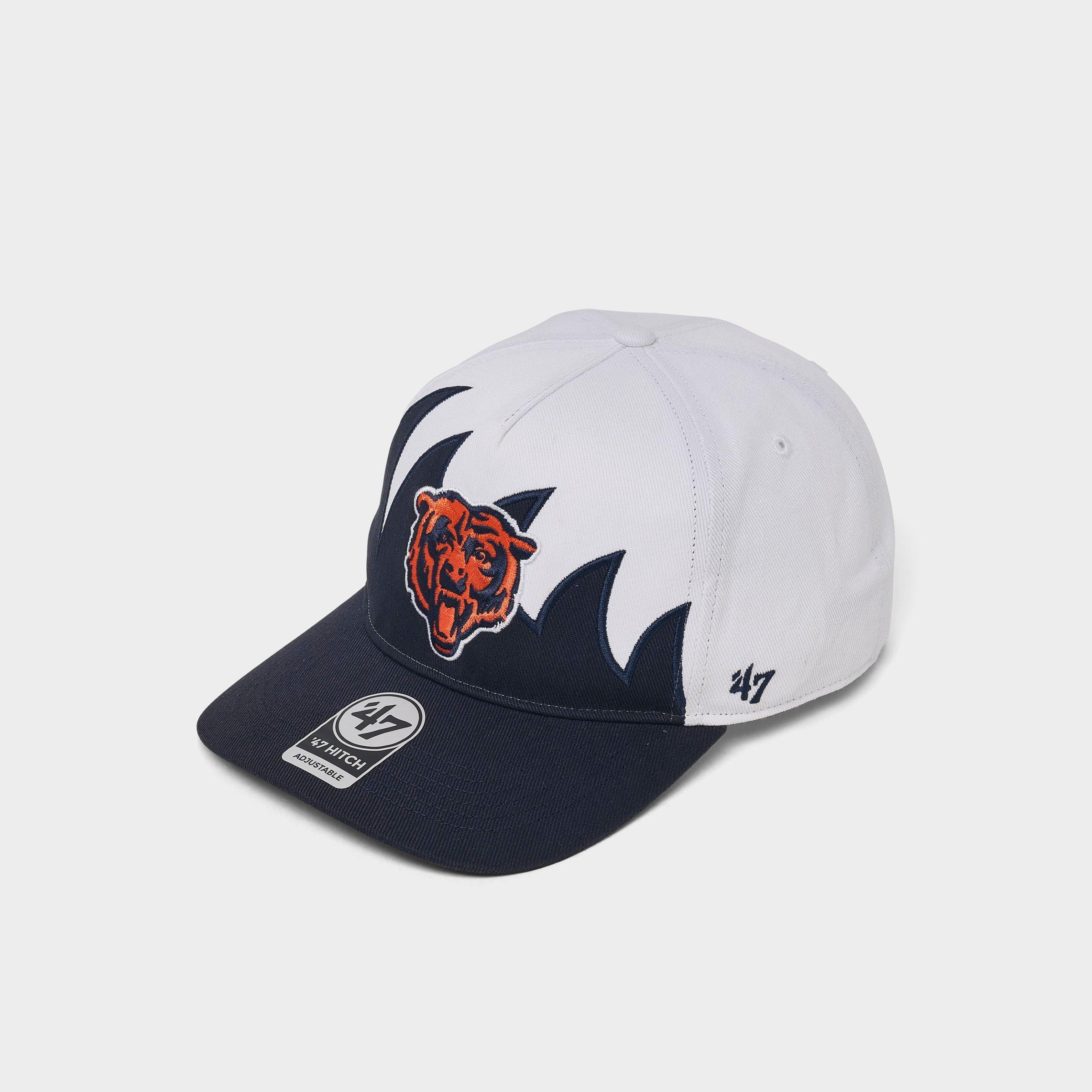 47 Brand ’47 Chicago Bears NFL HITCH Jagged Snapback Hat in White/Navy