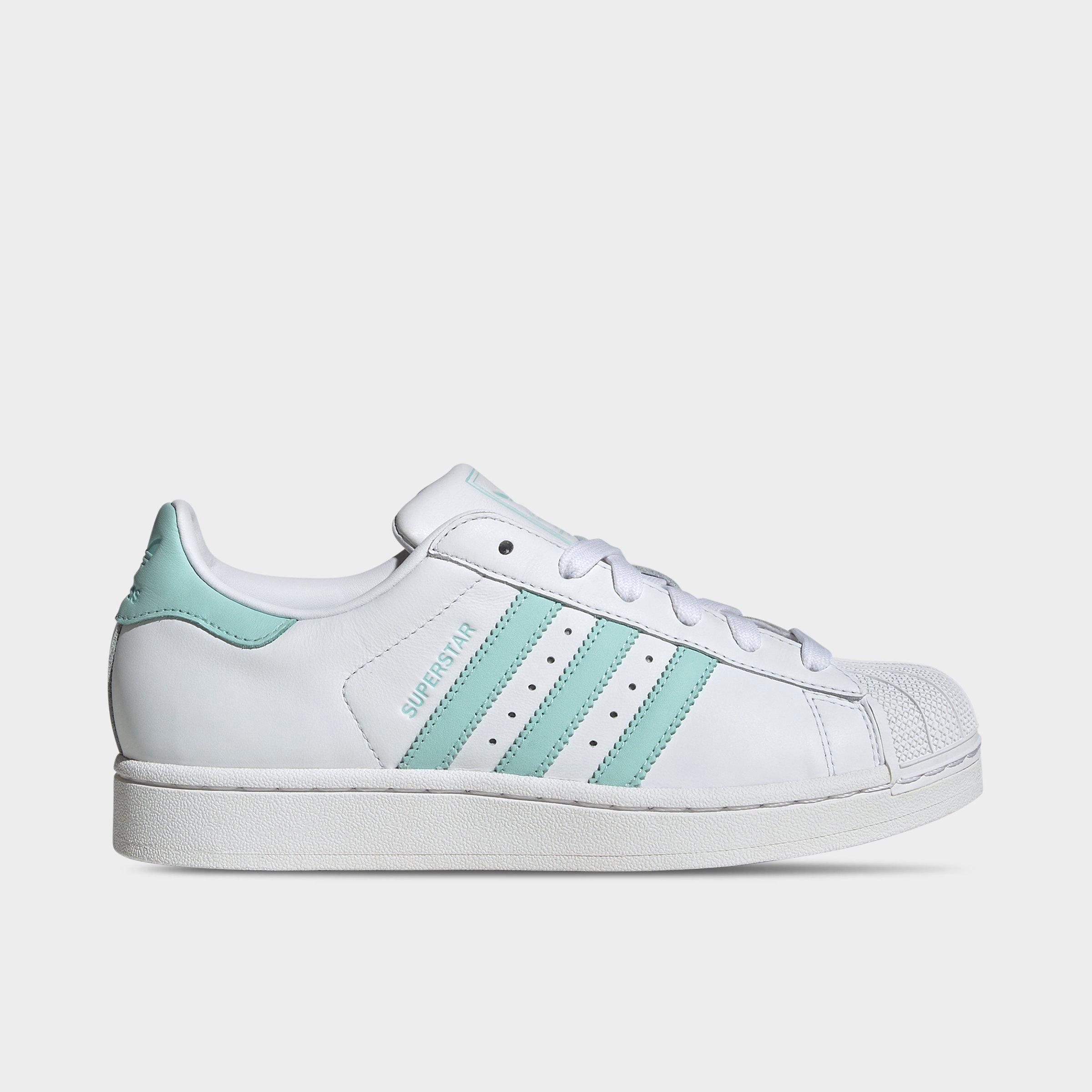 Adidas Women's Originals Superstar II LE Casual Shoes in Green/White/White Size 10.5 Leather