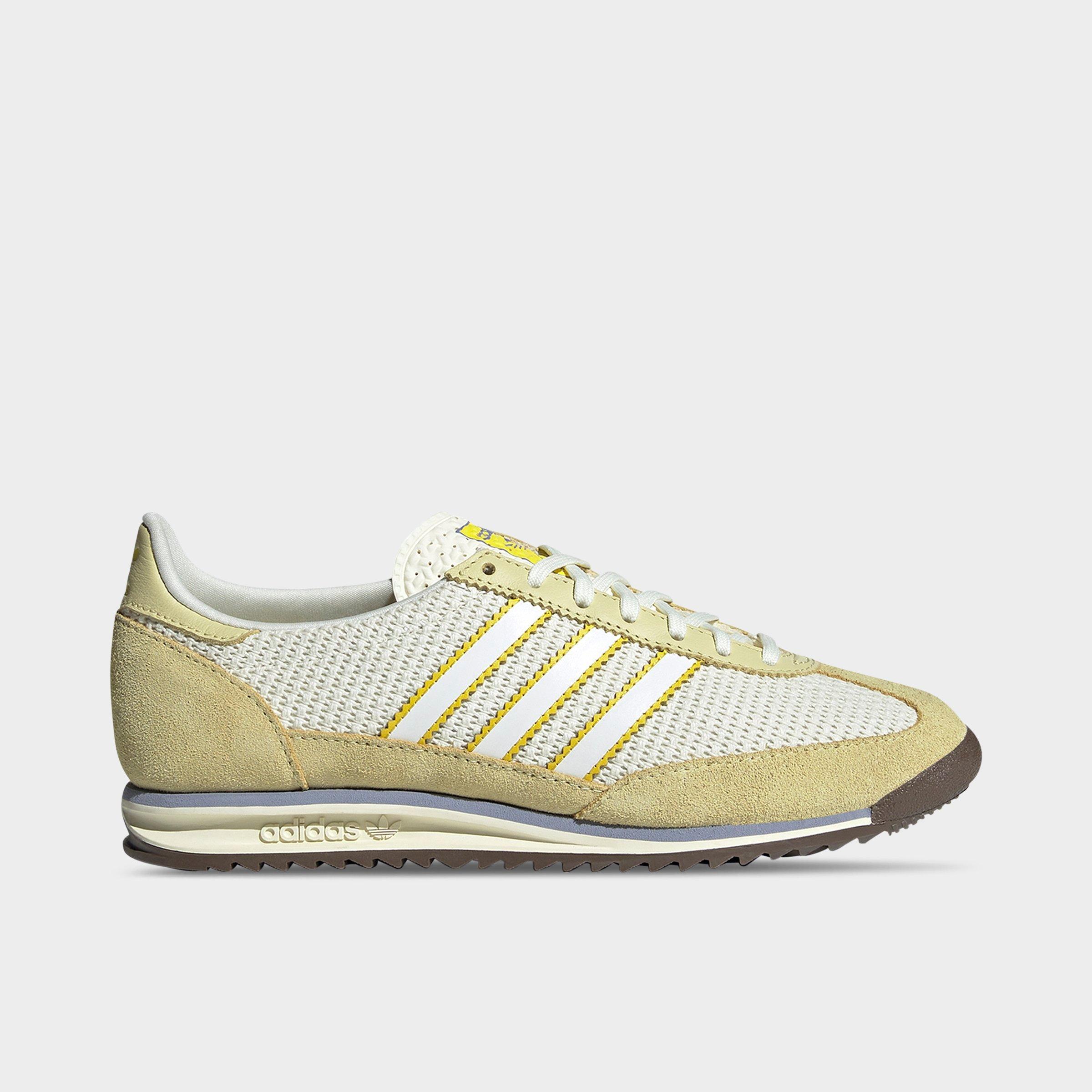 Adidas Women's Originals SL 72 SE Casual Shoes in Yellow/Ivory Size 10 Leather